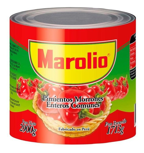Morrones   2,5 Kg Marolio Institucionales