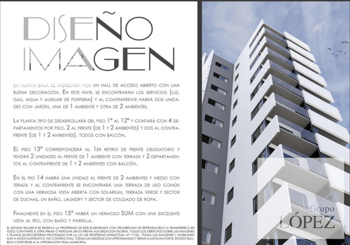 Venta Departamento Nuñez 2 Ambientes Con Balcon En Construccion
