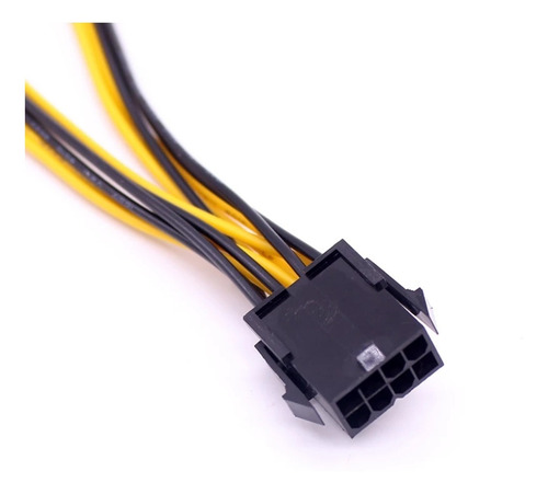 Imagen 6 de 8 de Cable Alimentación Pci-e 8 Pin A Doble 8 (6+2) Pci-e Riser