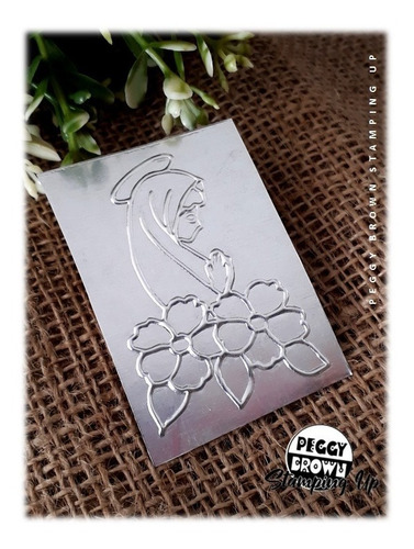 Repujado Aluminio Comunión Bautizo 45x55mm 36pza