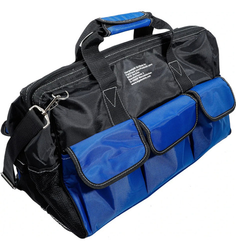 Bolsa Maletin Portaherramienta Profesional Grande Bgs Technic 74391 Color Azul