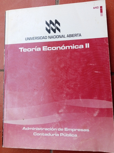 Libro De Teoría Económica 2 Universidad Nacional Abierta
