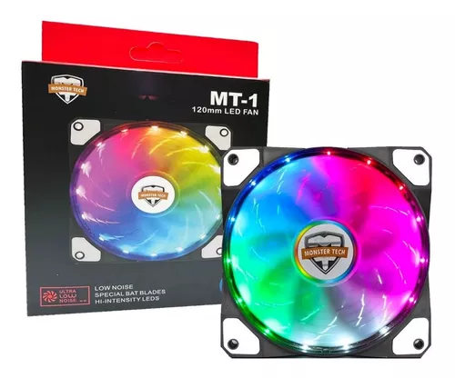 Ventilador Fan Cooler 120mm Rgb Para Cpu Chasis Ventilador Pc