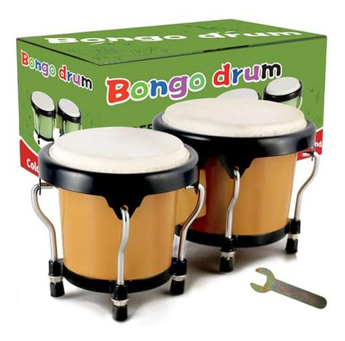 Set De Bongos Eastrock 4  Y 5  Para Principiantes Y Adultos 