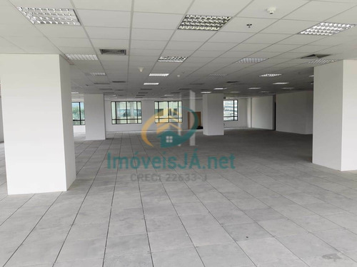 Imagem 13 de 27 de Laje Comercial Venda No West Side Com 560 M²,conceito Open Space, Com Piso Elevado, Forro, Luminárias, Ar Condicionado D - 168