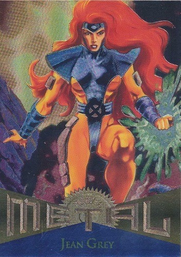 Hombres X - Fleer Marvel Metalizadas 95 #97 Jean Grey