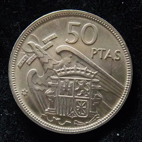 España 50 Pesetas 1957 (58) Sc Km 788 Franco