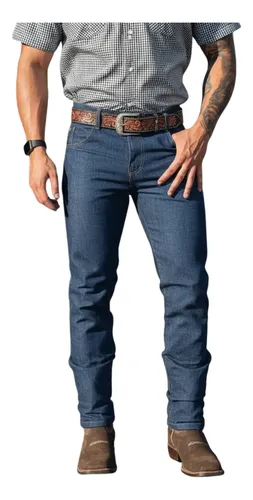 Calça Jeans Masculina Básica Tradicional Trabalho Reforçada - foto 1