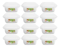 Comprar Pote Com Trava Micro E Freezer 850ml Kit Cu002F12u Reutilizáveis