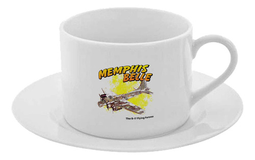 Taza Y Plato Desayuno Te Café Fuerza Aerea Cod A51