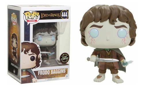 Funko Pop Frodo Baggins 444 Chase Glows Senhor Dos Anéis