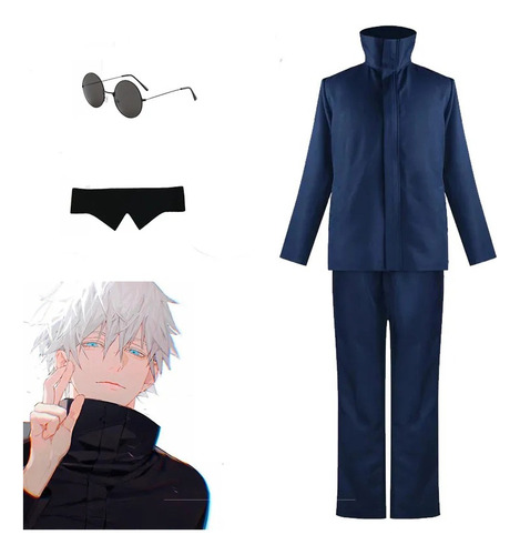 Traje De Cosplay De Gojo Satoru Cosplay Disfraz De Jujutsu Kaisen Uniforme De Fiesta