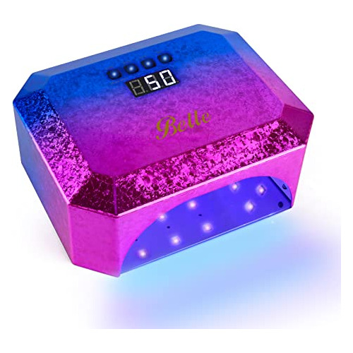 Belle Gel Uv Nail Lamp, Cordless Led Nail Light Rechargeable