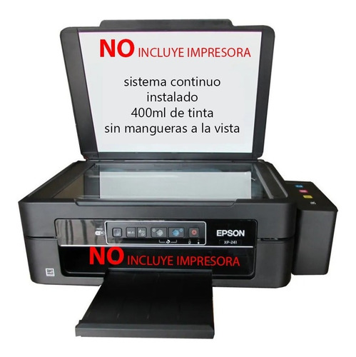 Sistema Continuo Epson Xp231/241 Instalado Debito Credito!