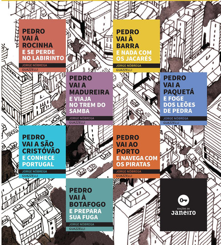 Pedro fugiu de casa: (Coleção em box com 7 volumes), de Nóbrega, Jorge. Editora Edições de Janeiro LTDA, capa mole em português, 2015