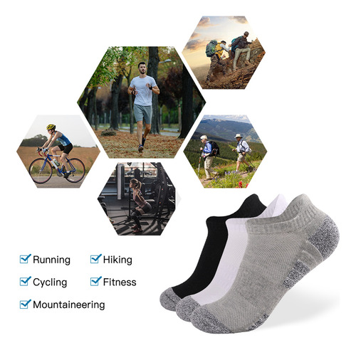 Calcetines Deportivos Transpirables Para Hombre Y Mujer, Paq