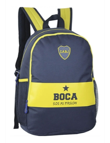 Mochila Espalda Boca Juniors Oficial 17.5 P Bj55 Maple Envio