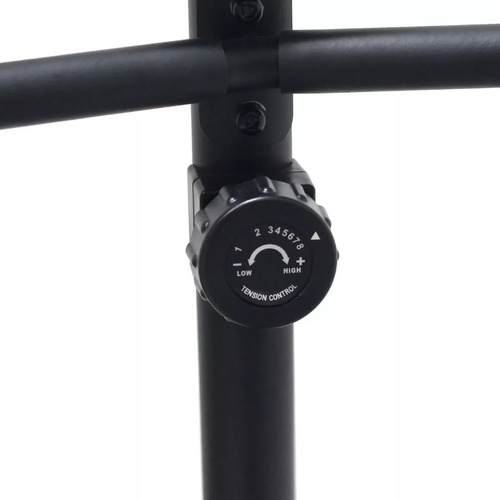 Bicicleta Ergométrica Horizontal Magnética Cor Preto E Vermelha