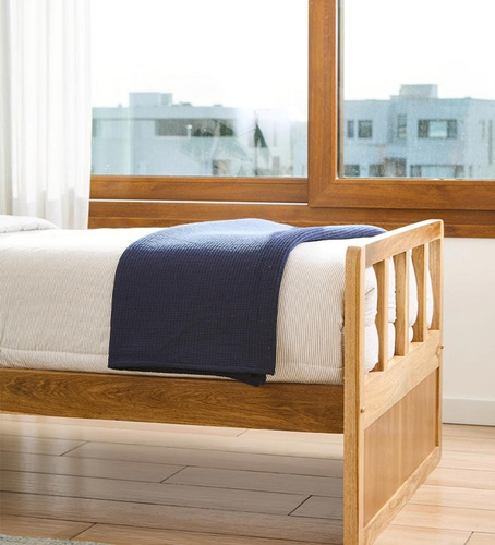 Cama Paraíso Macizo 1 Plaza Madera Paraiso