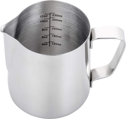 Jarra Pitcher Barista Con Medidas Internas Arte Latte 12oz