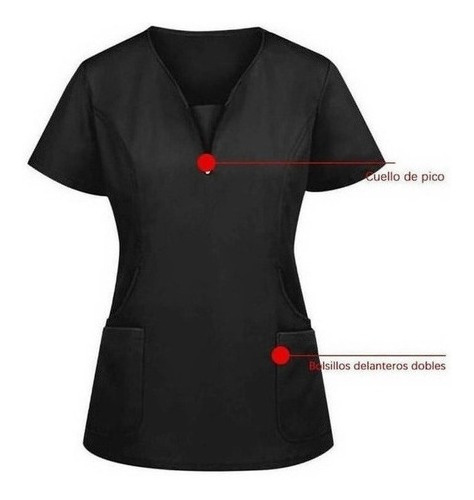 Bata Elástica De Enfermera Cirujana Conjunto Uniforme Médico
