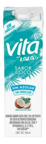 2 Pza Bebida Lala Vita Coco Sin AzĂșcar 960 Ml