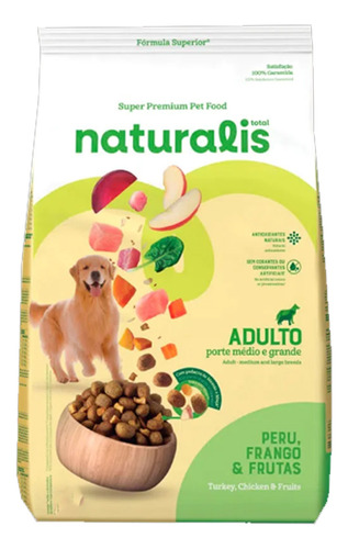 Ración Naturalis Perro Adulto Pavo, Pollo Y Frutas + Egratis