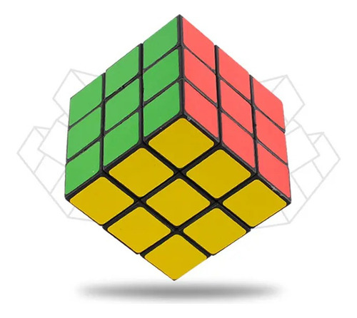 Cubo Mágico Cúbico De 3x3x3 Piezas Kwalux 3x3 Color Negro
