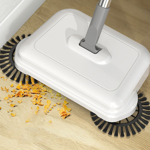 A Hand Push Sweeper, Máquina De Barrer Y Fregar Para El Hoga
