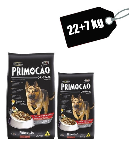 Alimento Primocao Negra Original 29 Kilos+dispensador Bolsas