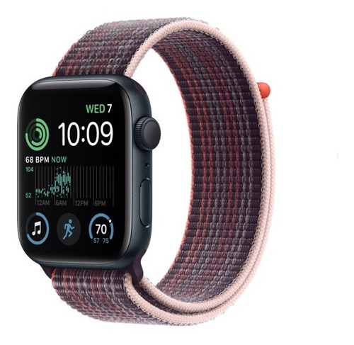 Apple Watch Se 44mm A2723 Aluminio Midnight Sport Loop Gps