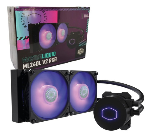 Water Cooler A Agua Ml240l 240mm Led Rgb Cooler Master