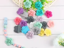 Comprar Insumos Portachupetes Personalizados 5 Rosas Silicona 