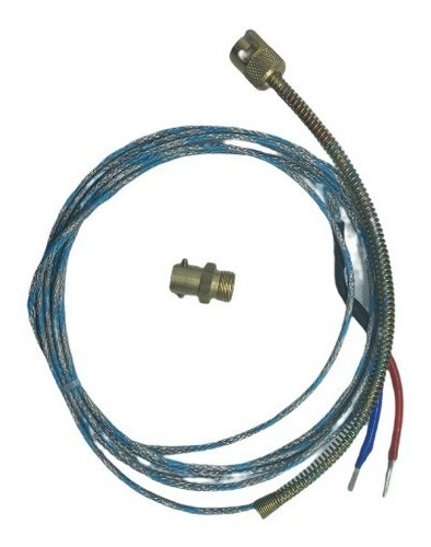 Termopar Tipo J Ponta De 8mm C/ Adaptador Cabo 2.5m