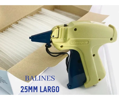 Kit Pistola Etiquetadora + 5000 Balines De 1 Pulgada (25mm)