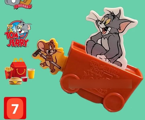 Juguetes Tom Y Jerry. 85°aniversario Mcdonald's (Usado)