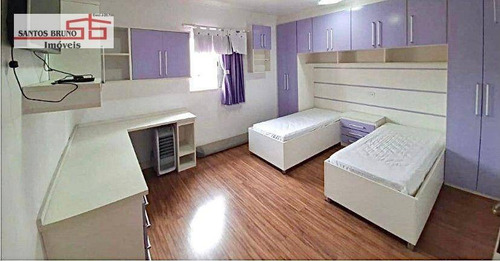 Imagem 16 de 19 de Lindo Sobrado(mobiliado) De 120m² Com 02 Dormitórios Sendo 02 Suítes Sacada Churrasqueira E 02 Vagas Em Ótima Localização No Bairro Do Limão - So1633