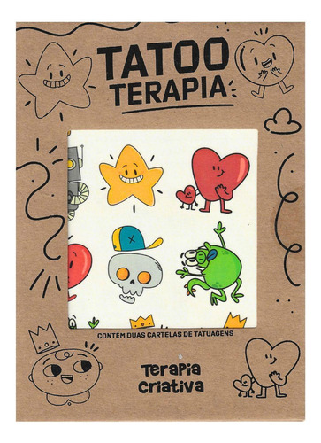 Jogo Terapêutico Tatuagens Temporária Infantil Adesivos