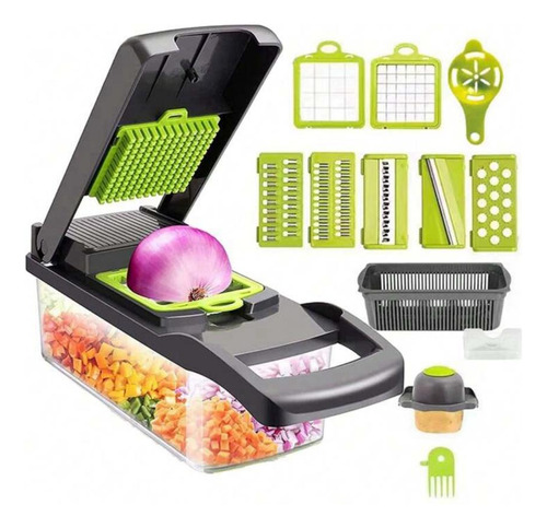 Cortador Picador De Vegetales Set 14pz Picatodo Cocina Tools