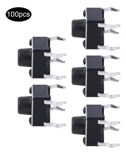 Pulsador Táctil Momentario Pulsador Interruptor Mini, 100 Pi