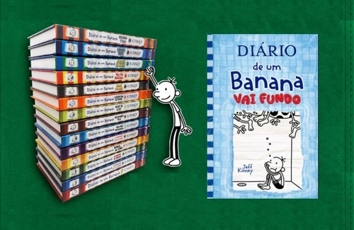 Coleção Completa Diário De Um Banana - 15 Livros: Coleção Completa Diário De Um Banana - 15 Livros, De Jeff Kenney. Editora V&r, Capa Dura Em Português