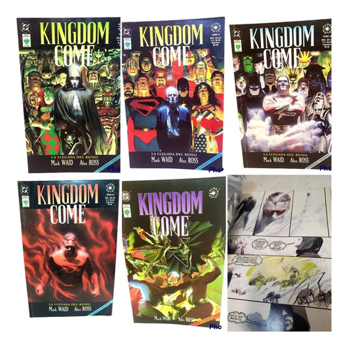 Comic Kingdom Come 4 Tomos + Revista De Regalo