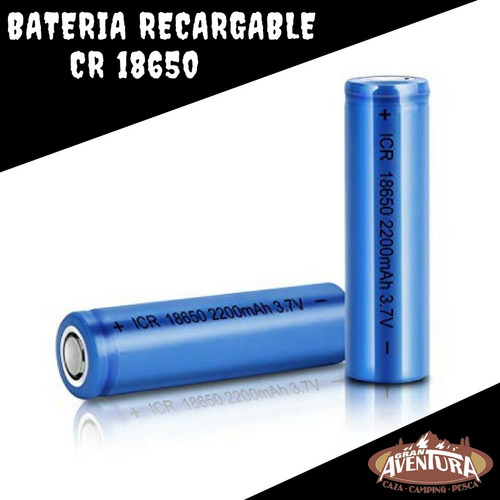 Imagen 3 de 4 de Batería Cr 18650 1200 Mah
