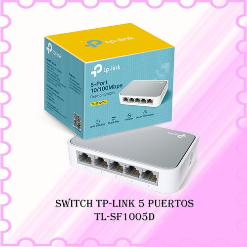 Imagen 5 de 5 de Switch 5 Puertos Tplink 10/100 Mbps Tl-sf1005d