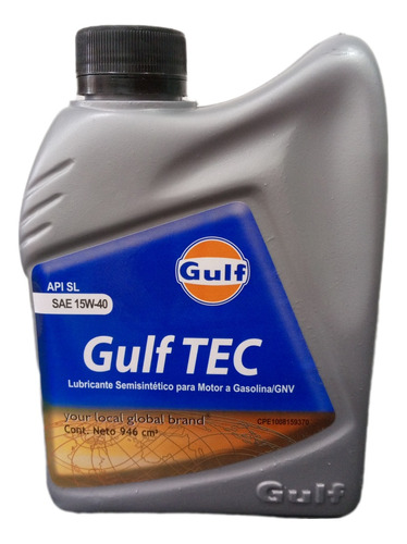 Aceite 15w40 Semi Sintetico Gulf