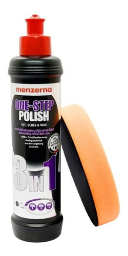 Menzerna - 3 En 1 + Pad De Corte Medio 5 Pulgadas - 250ml 