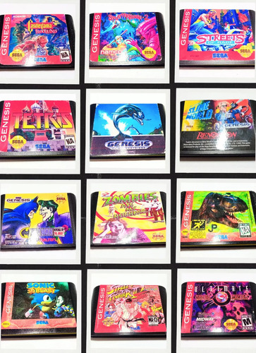 Cartucho Juego Davis Cup World Tour Sega Genesis 16 Bits