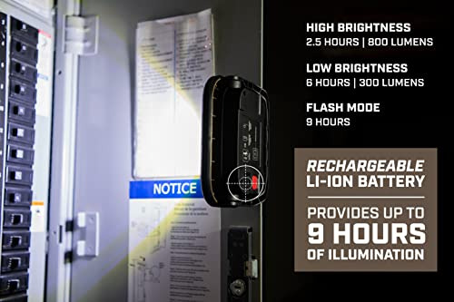 Linterna Led Recargable 800lm Base Magnética Impermeable 3 M