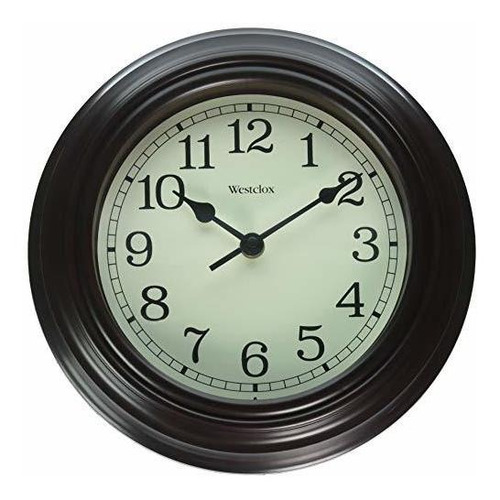 Westclox 33883p - Reloj De Pared De Madera (***** In), Color