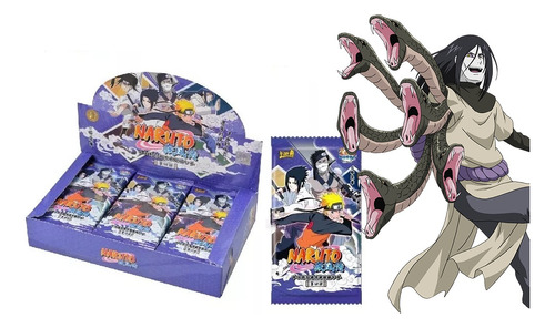 Display 36 Sobres Naruto Shippuden V8 Cartas Coleccionables